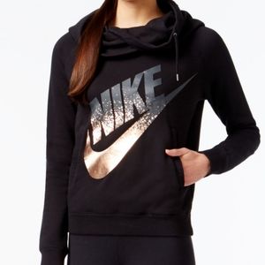 Nike funnel black rose hold hoodie